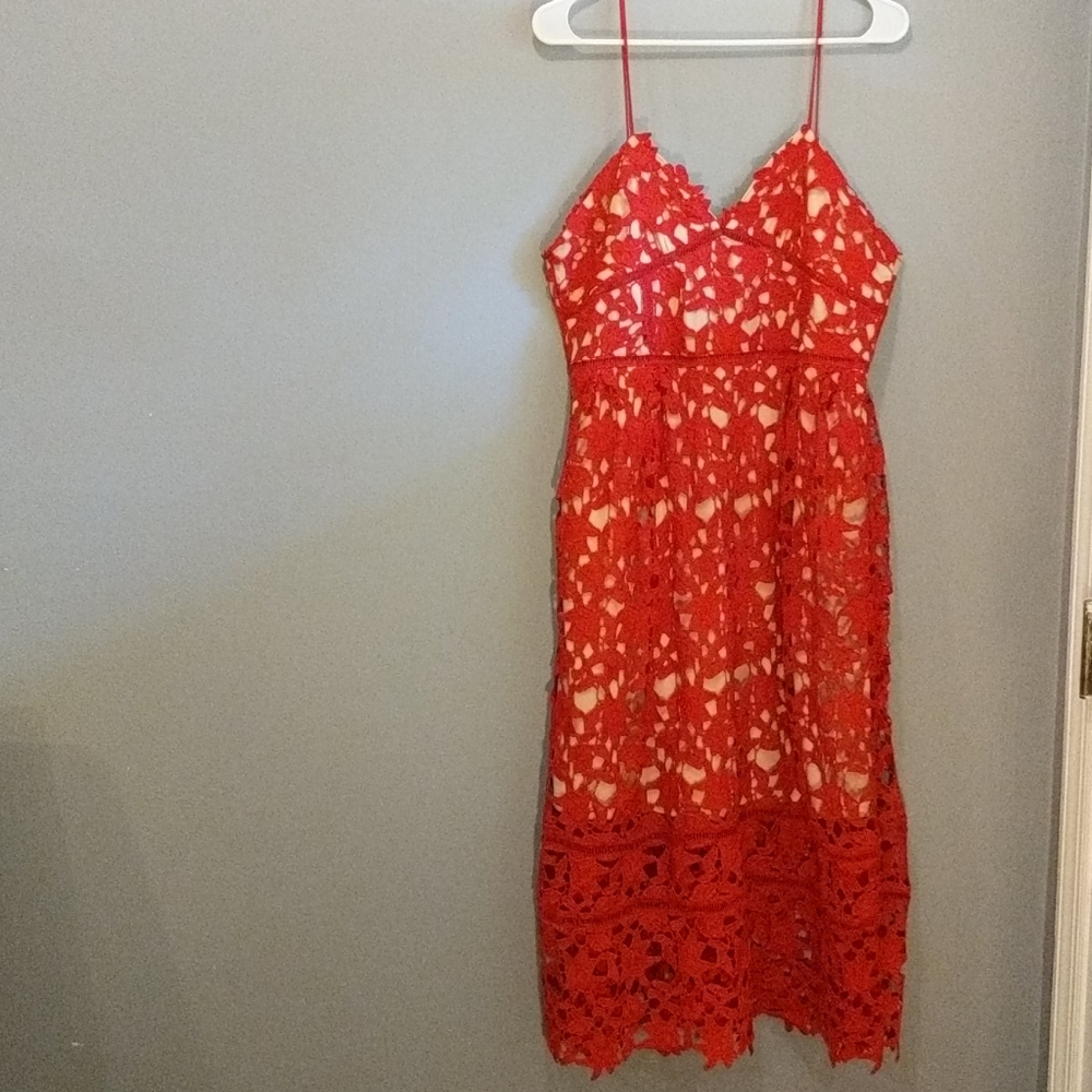Red dress